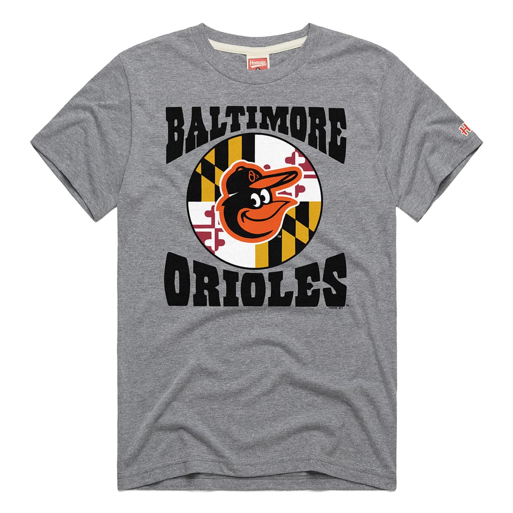  Baltimore Orioles Homage Hyper Local Tri-Blend T-Shirt - Gray